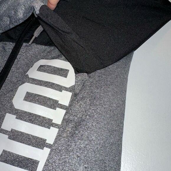 Harry Potter Unisex Gray Black Maroon Graphic Quidditch Full Zip Sweatshirt Size - Picture 4 of 13